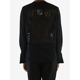 3.1 Phillip Lim-Black lace pocket blouse - Size US 0-Black