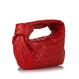 Bottega Veneta-Rote Mini-Handtasche aus Intrecciato-Jodie-Leder-Andere