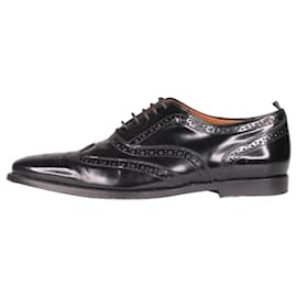 Burberry-Zapatos brogue negros con cordones - talla UE 35-Negro