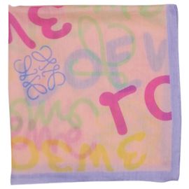 Loewe Pinker Schal mit Logo-Print Pink