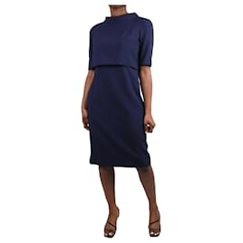 Autre Marque-Marineblaues formelles Kleid – Größe UK 14-Marineblau