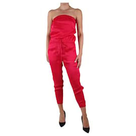 Autre Marque-Pink sleeveless elasticated waist jumpsuit - size XS-Pink
