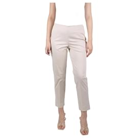 Brunello Cucinelli-Neutral pleated trousers - size UK 12-Other