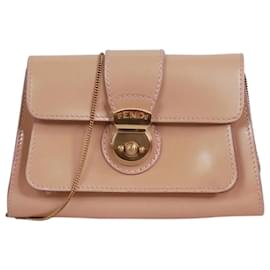 Fendi-Pink wallet on chain bag-Pink