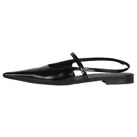 Totême Black leather slingback shoes - size EU 38 Black