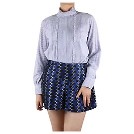 Vanessa Bruno Blusa rayas azul - talla UK 12 Azul