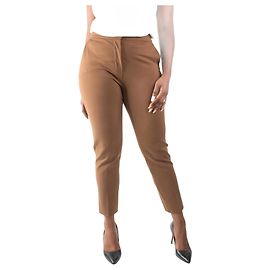 Max Mara Braune, maßgeschneiderte Hose – Größe UK 12 Braun