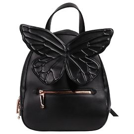 Sophia webster Black Kiko leather butterfly backpack Black