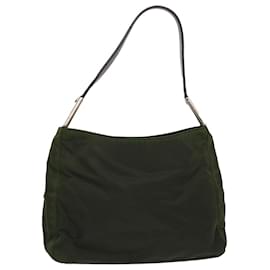 Prada-PRADA Shoulder Bag Nylon Green Auth cl654-Green