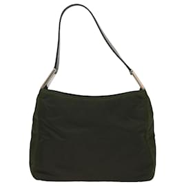 Prada-PRADA Shoulder Bag Nylon Green Auth cl654-Green