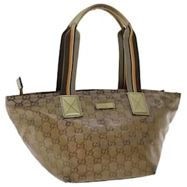Gucci-GUCCI GG Canvas Shoulder Bag Beige 131228 auth 47214-Beige