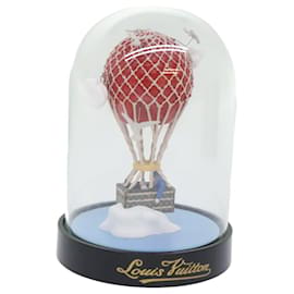 Louis Vuitton-LOUIS VUITTON Ballon Boule à Neige VIP Uniquement Clair Rouge LV Auth 22321A-Rouge,Autre