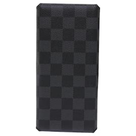 Louis Vuitton-LOUIS VUITTON Damier Graphite Expert Pen Case N63134 LV Auth 47218a-Other