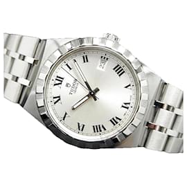Autre Marque-TUDOR 28500 royal 38 mm Silver Dial 23 purchased Mens-Silvery