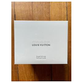 Louis Vuitton-Golden Leaves scented candle-Eggshell