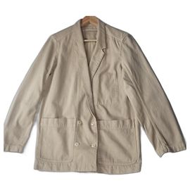 Blazer Lemaire Beige in Cotone Beige