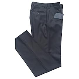 Autre Marque BRIAN HAMILTON Wool Pants Black Black