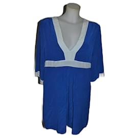 Autre Marque-silk dress-Light blue