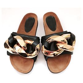 JW Anderson J W Anderson Chain slides sandals Black