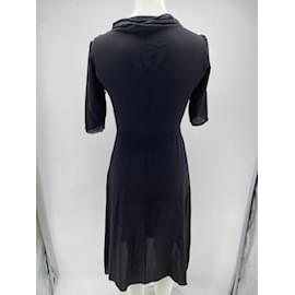 Prada-PRADA  Dresses T.fr 38 silk-Black