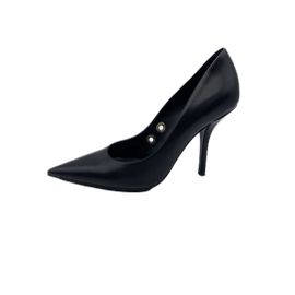 BURBERRY Heels T.EU 38 Leder Schwarz