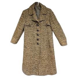 Autre Marque-Vintage coat 70's size 38-Brown