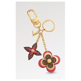 Pre-owned Louis Vuitton Charm For Berlingot Bags And Key Ring In Pink