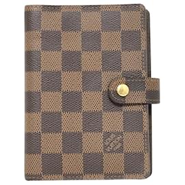 Louis Vuitton-Louis Vuitton COUVERTURE AGENDA FONCTIONNEL PM-Brown