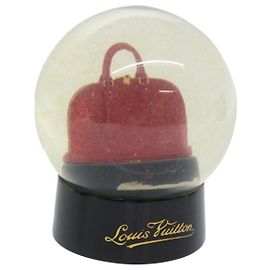 LOUIS VUITTON Snow Globe Alma VIP Limited Trasparente Rosso LV Auth 21262 Rosso Altro