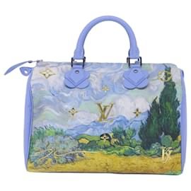 Louis Vuitton-LOUIS VUITTON Masters Collection VAN GOGH Speedy 30 Hand Bag M43314 auth 47434a-Lavender