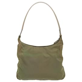 Prada-PRADA Shoulder Bag Nylon Khaki Auth cl628-Khaki