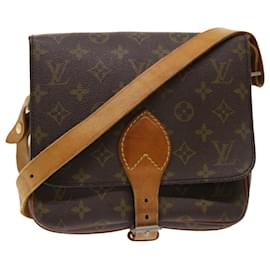 Louis Vuitton-LOUIS VUITTON Monogram Cartouchiere MM Shoulder Bag M51253 LV Auth rd5472-Monogram