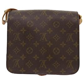 Louis Vuitton-LOUIS VUITTON Monogram Cartouchiere MM Shoulder Bag M51253 LV Auth rd5472-Monogram