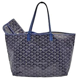 Goyard St Louis Medium Tote with Purse in Turquoise Blue, Women's