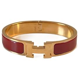 Hermès-hermes Clic H bracelet-Red