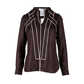 Céline Top con cuello en contraste Celine Castaño