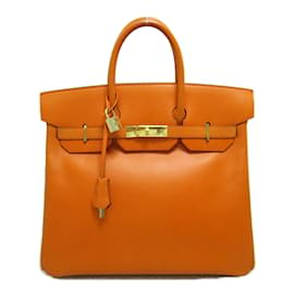 Hermès-Box Calf Hac Birkin 32-Orange