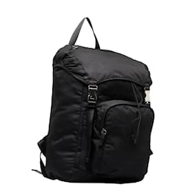 Prada-Tessuto Montagna Travel Backpack-Black