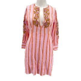 Robe Antik Batik T.International XS Coton Rose