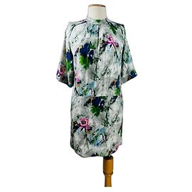 Abito Msgm Multicolore in Viscosa Multicolore