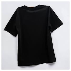 Louis Vuitton-Camiseta Louis Vuitton Cadena en tono dorado (Tamaño m)-Negro