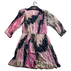 Diane Von Furstenberg-Diane Von Furstenberg silk dress (S Größe)-Mehrfarben