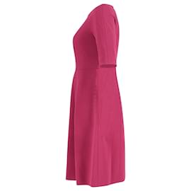 Max Mara-Max Mara Pleated Dress in Pink Triacetate-Pink