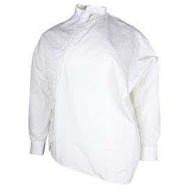 Camisa Asimétrica Totême Noma de Algodón Blanco Blanco