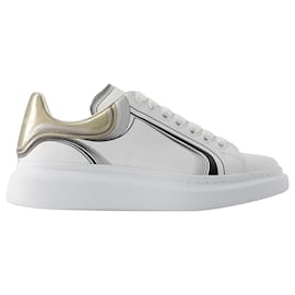 Alexander Mcqueen-Sneakers Oversize - Alexander Mcqueen - Pelle - Bianco/vaniglia-Bianco