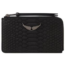 Soft Savage Cardholder - Zadig & Voltaire - Leather - Black Black