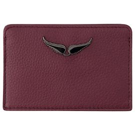 Zadig & Voltaire ZV Pass Cardholder - Zadig&Voltaire - Leather - Purple Other