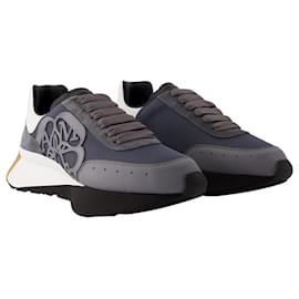 Alexander Mcqueen-Zapatillas deportivas Sprint Runner - Alexander Mcqueen - Lona - Multicolor-Gris