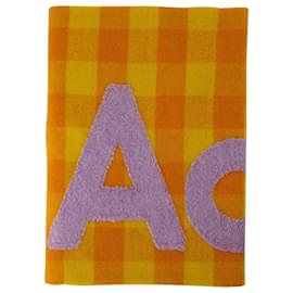 Acne-Veda Scarf - Acne Studios - Wool - Orange/purple-Orange