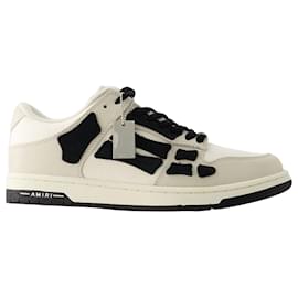 Amiri-Chunky Skel Top Low Sneakers - Amiri - Leather - Beige-Beige
